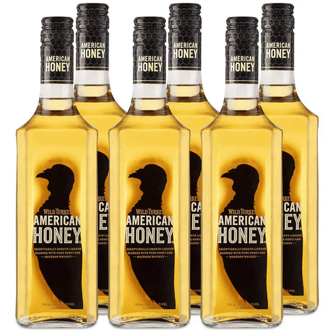 Wild Turkey American Honey Liqueurs Spirit 700ml Case of 6