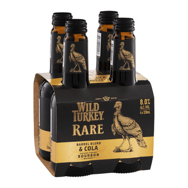 Wild Turkey Rare Bourbon and Cola Bottle 320ml Case of 24