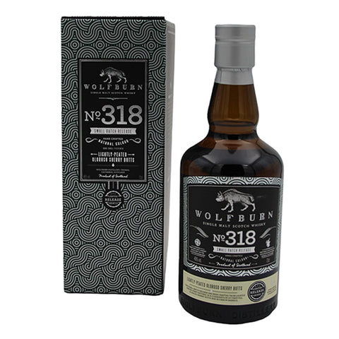 Wolf Burn Batch #318 Sinlge Malt Whiskey Single Bottle
