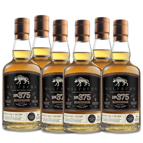 Wolf Burn Batch #375 Sinlge Malt Whiskey 700ml Bottle Case Of 6