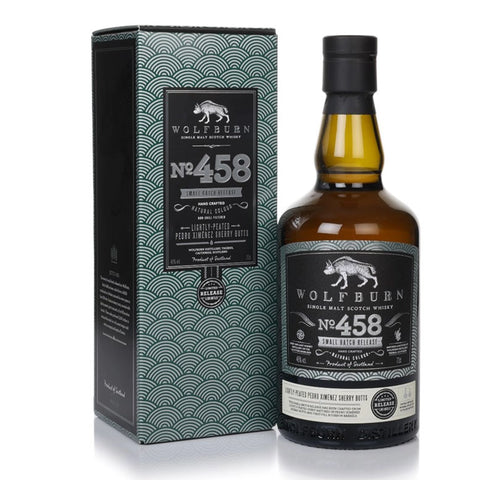 Wolf Burn Batch #458 Sinlge Malt Single Bottle