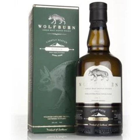 Wolf Burn Morven Sinlge Malt Whiskey 700ml Bottle Single Bottle