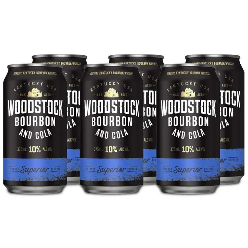 Woodstock Bourbon & Cola 10% 375ml 6 Pack