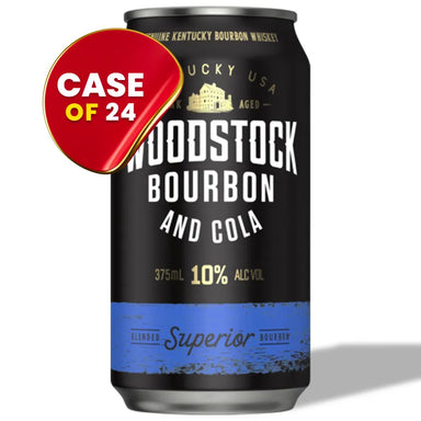 Woodstock Bourbon & Cola 10% 375ml Case Of 24