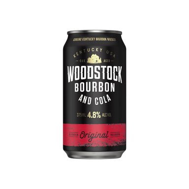 Woodstock Bourbon & Cola 4.8% Cans 375ml Case of 24