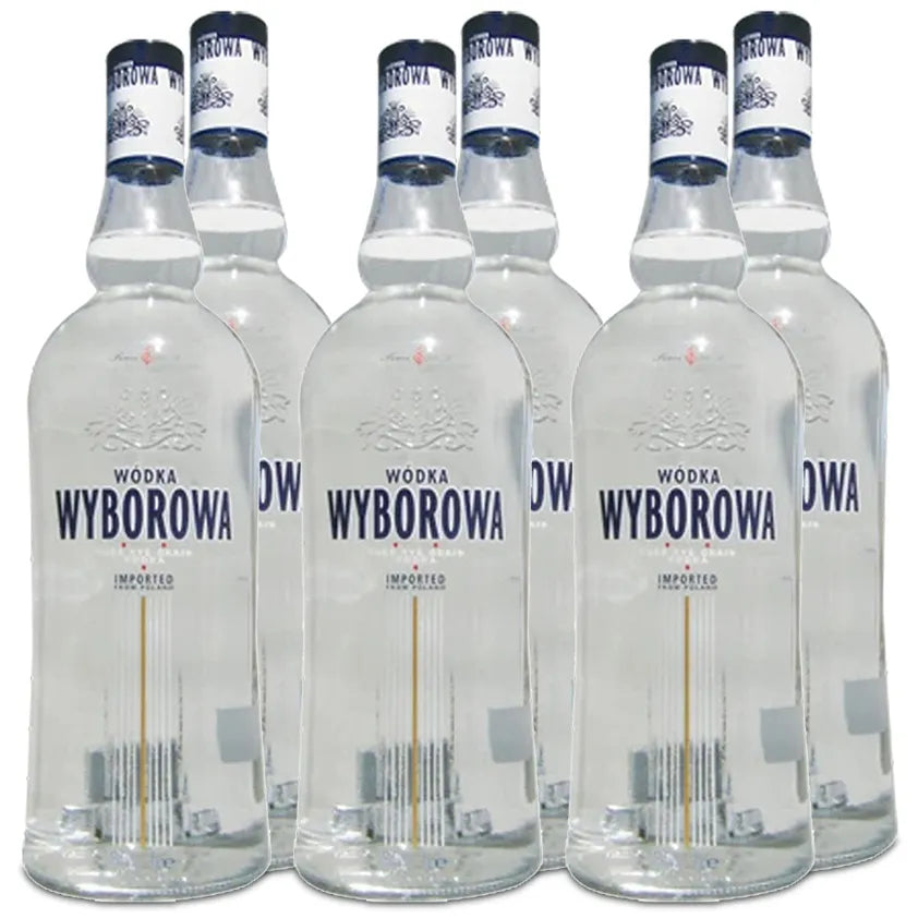 Wyborowa Polish Vodka 1000ml Case of 6