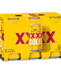 XXXX Gold Lager Australian Beer 375ml Cans 6 Pack