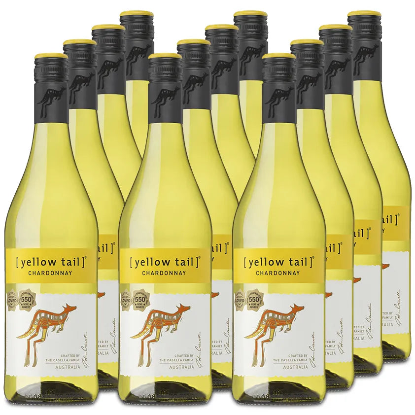 Yellowtail Chardonnay White Wine 750ml Case of 12