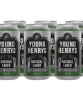 Young Henrys Natural Lager Australian Lager 375ml Cans 6 Pack