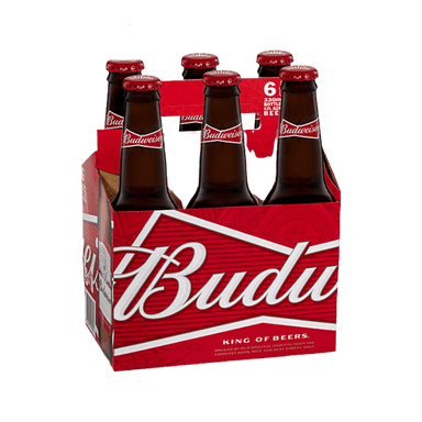 Budweiser Stubbies 6 pack
