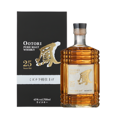 Ootori Pure Malt 25 Years Old Mizunara Finish Japanese Whisky