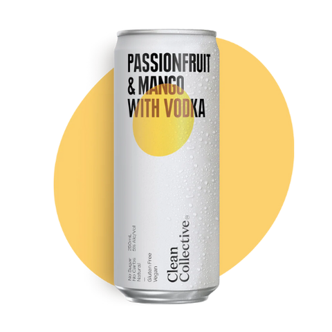 Clean Collective Passionfruit & Mango With Vodka