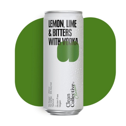 Clean Collective Lemon, Lime & Bitters with Vodka