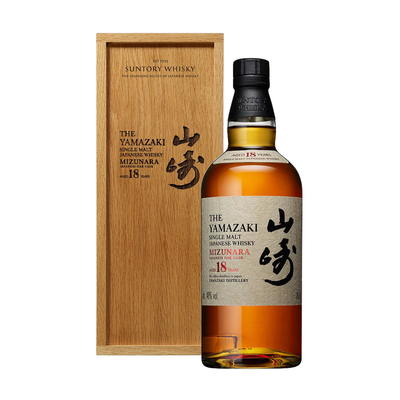 Yamazaki 18 Years Old Mizunara Cask Single Malt Japanese Whisky