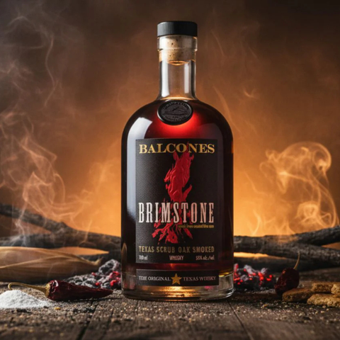 Balcones Brimstone Texas Scrub Oak Smoked American Whiskey
