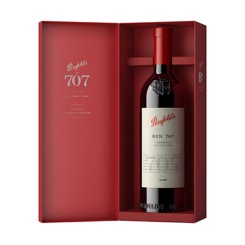 Penfolds Bin 707 Cabernet Sauvignon 2023 Gift Box