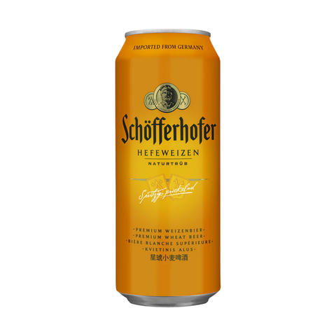Schöfferhofer Hefeweizen Imported Beer Cans