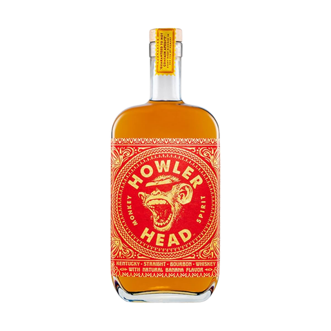 Howler Head Banana Infused Bourbon Whiskey Liqueur