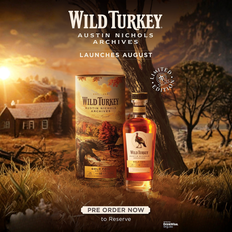 Wild Turkey Austin Nichols Archives Gold Foil Edition