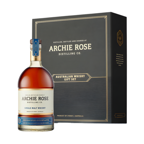 Archie Rose Single Malt Whisky & 2 Glencairn Glasses Gift Pack
