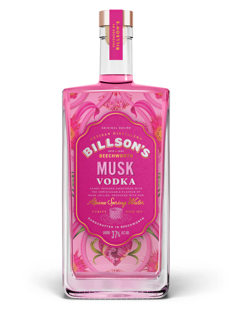 Billson's Musk Vodka 500mL