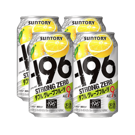 Suntory Strong Zero 9% Double Grapefruit Cans 350ml