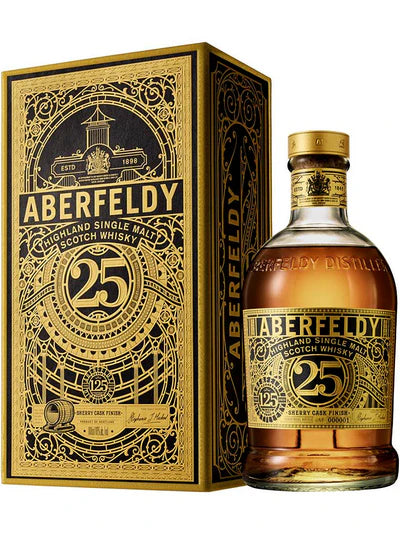Aberfeldy 25 Year Old Sherry Cask Finish Single Malt Scotch Whisky 700mL