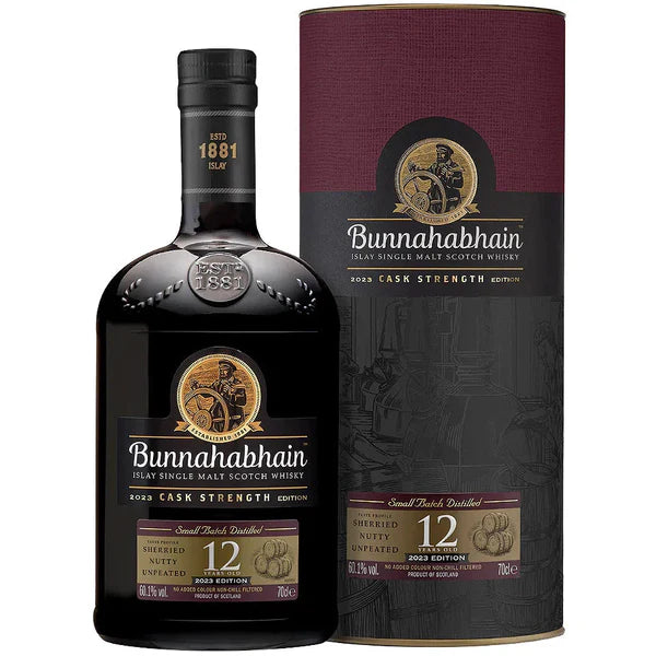 Bunnahabhain 12 Year Old Cask Strength Single Malt Scotch Whisky