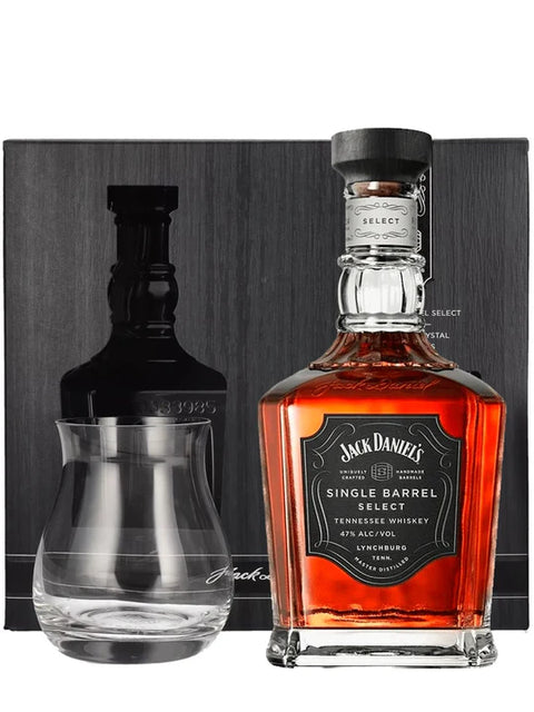 Jack Daniel Single Barrel 700ml Glass Gift Pack