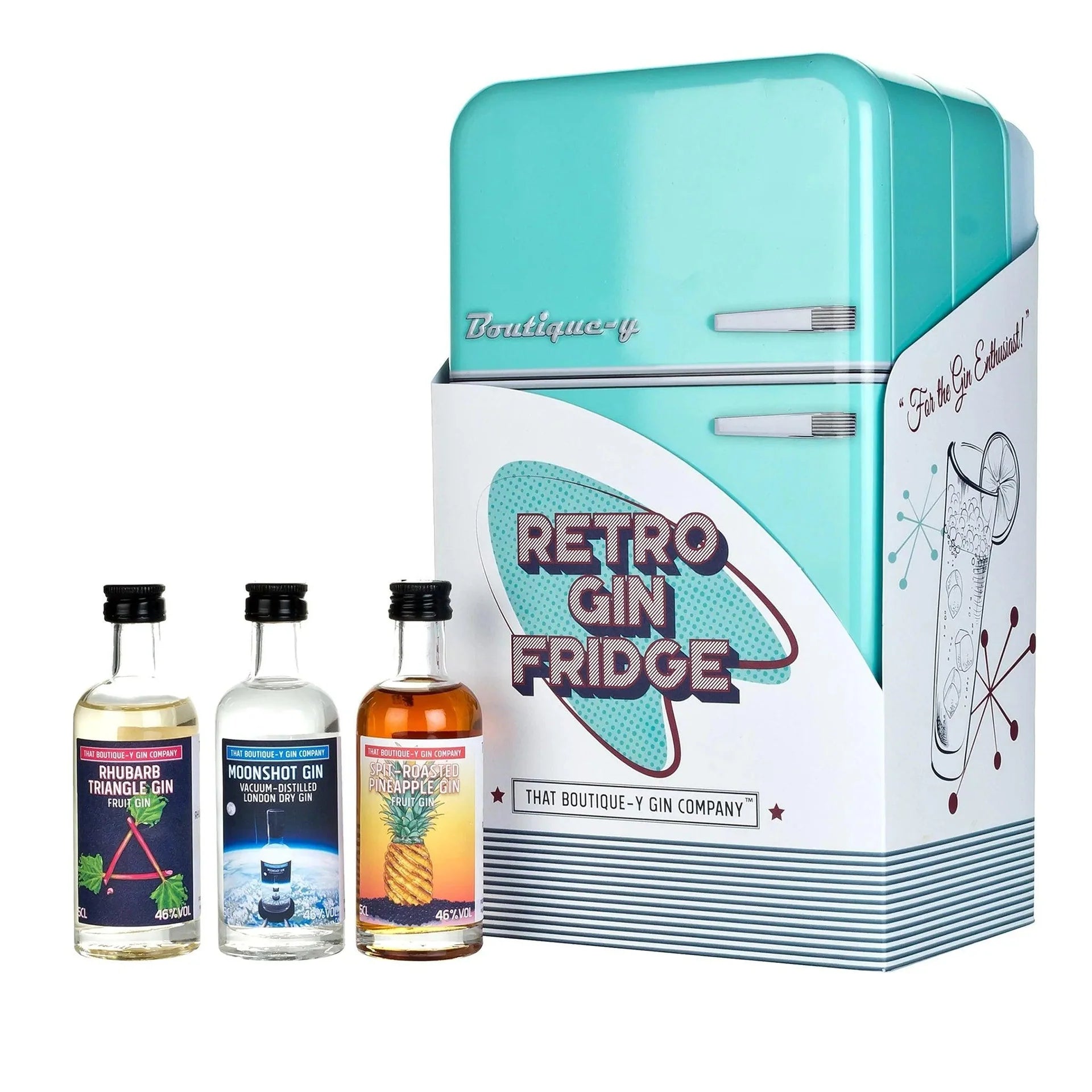 That Boutique-y Gin Company Retro Fridge Gin Gift Pack 8 x 50ml